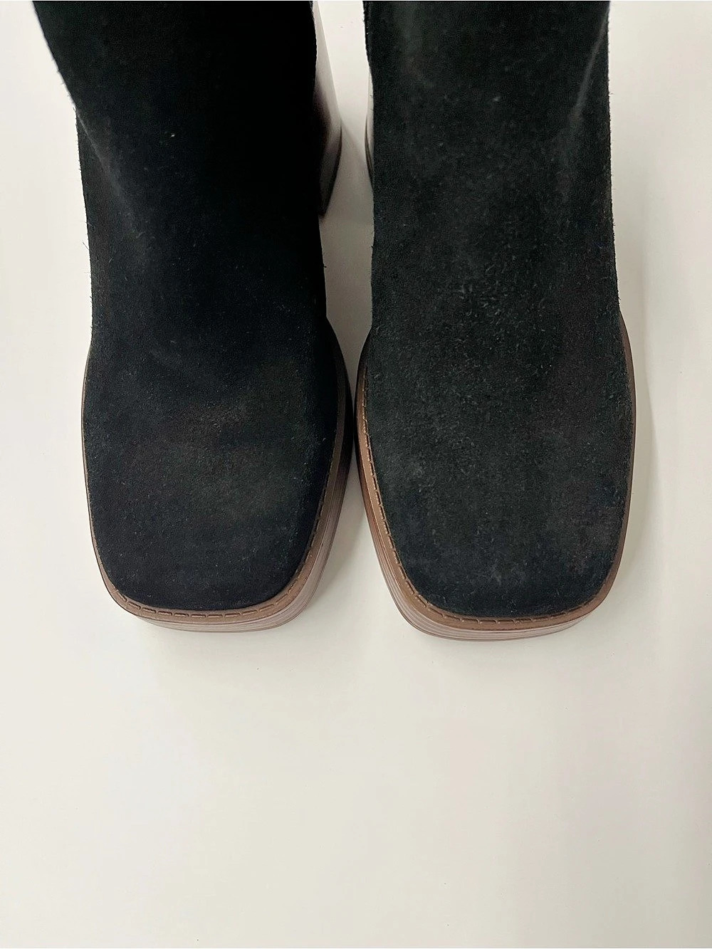 Copper Key Black Leather Ankle Boots US 8M - Picture 3 of 11